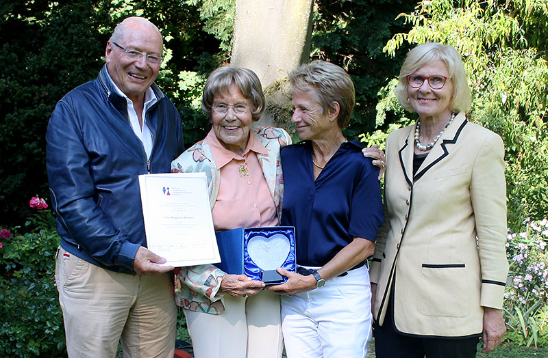 Ehrenmitgliedschaft für Frau Margarete Ammon